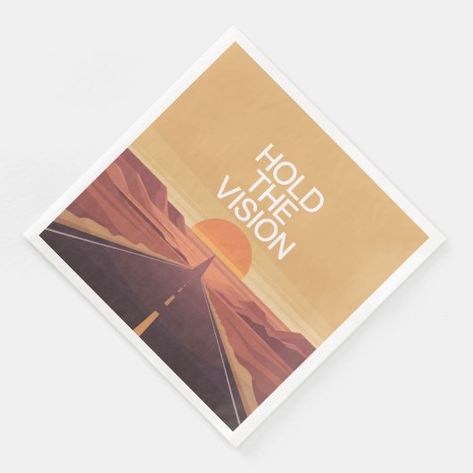 Halte die Vision Serviette (Ecke)