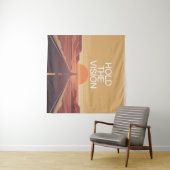 Halte die Vision Wandteppich (Beispiel (Horizontal))