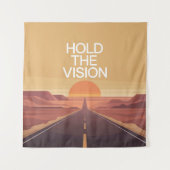 Halte die Vision Wandteppich (Vorderseite)