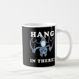 Halte Durch Fledermaus - Lustiger Fledermaus Hallo Kaffeetasse