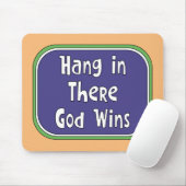 Halte durch - Gott siegt Mousepad (Mit Mouse)