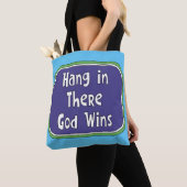 Halte durch - Gott siegt Tasche (Von Nahem)