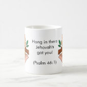 Halte durch, Jehova hat dich! Kaffeetasse (Mittel)