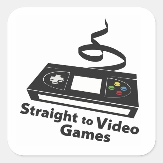 Halte es dem Mann fest! (oder wer auch immer..) Quadratischer Aufkleber (Vorderseite)