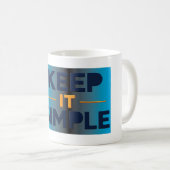 Halte es einfach kaffeetasse (VorderseiteRechts)