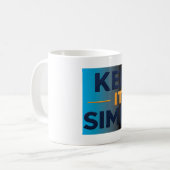 Halte es einfach kaffeetasse (Vorderseite Links)