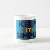 Halte es einfach kaffeetasse (Mittel)