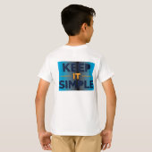 Halte es einfach T-Shirt (Schwarz voll)