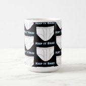 Halte es kurz kaffeetasse (Mittel)