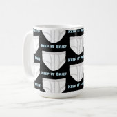 Halte es kurz kaffeetasse (Vorderseite Links)