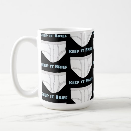 Halte es kurz kaffeetasse (Links)