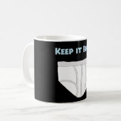 Halte es kurz kaffeetasse (Vorderseite Links)