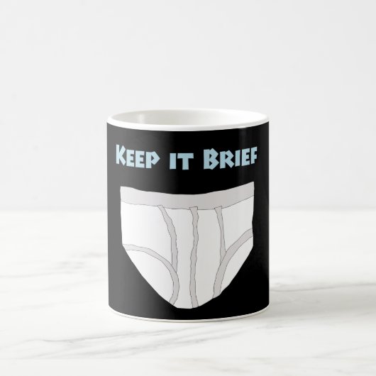Halte es kurz kaffeetasse (Mittel)
