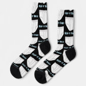 Halte es kurz socken (Linkes Detail)