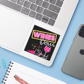 Halte es mir fest! Aufkleber (Laptop mit iPhone)