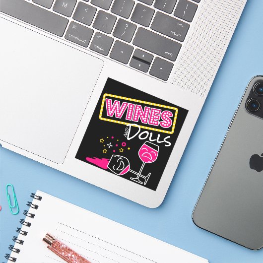 Halte es mir fest! Aufkleber (Laptop mit iPhone)