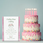 Halte Geschenk! Unique Sweet 16 Foto Block