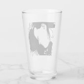 Halte ihr Haar zurück Glas (Rückseite)