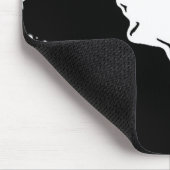 Halte ihr Haar zurück Mousepad (Ecke)