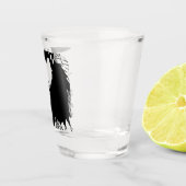Halte ihr Haar zurück Schnapsglas (Rechts)