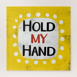 Halte mein Hand-Jigsaw-Puzzle Puzzle