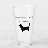 Halte meine Tasse, die ich gottesüße, diese Baseba Glas (Vorderseite)