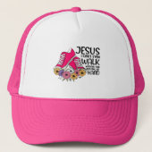 Halte meinen Handschuhhhut Truckerkappe (Vorderseite)