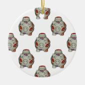 Haltegriff Keramik Ornament (Vorne)