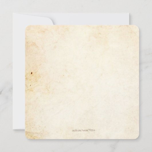 Haltegriffe Bäume Liebe Rustikale Hochzeit im Herb Einladung (Rückseite)