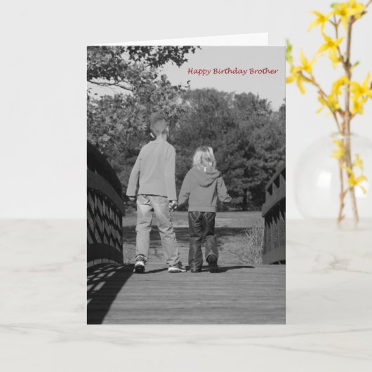 Haltegriffe - Bruder Karte (Gelbe Blume)