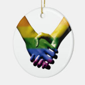 Haltegriffe von Gays Pride Keramik Ornament (Links)