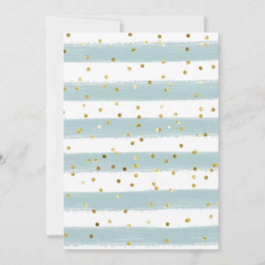 Haltegurt durch Babydusche Einladung (Rückseite)