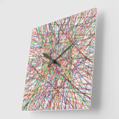 Halteklemme Quadratische Wanduhr (Winkel)