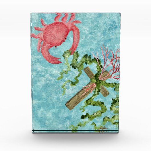 Halten am Kreuz Fotoblock (Vorderseite)