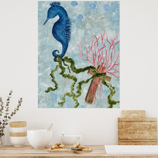 Halten am Kreuz Poster (Küche)