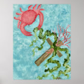 Halten am Kreuz Poster (Vorne)