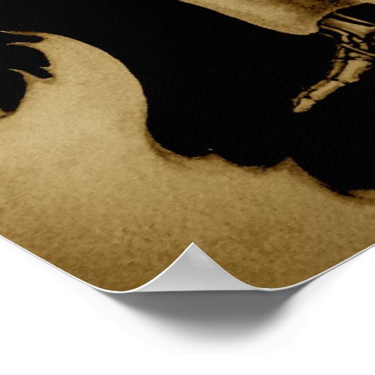 Halten an poster (Ecke)