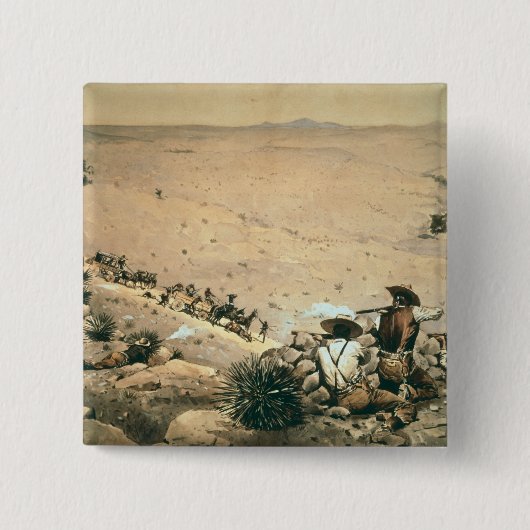 "Halten", c.1900 (Öl auf Leinwand) Button (Vorderseite)