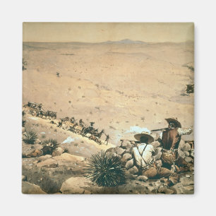 "Halten", c.1900 (Öl auf Leinwand) Magnet