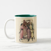 Halten der E-Mail Zweifarbige Tasse (Links)