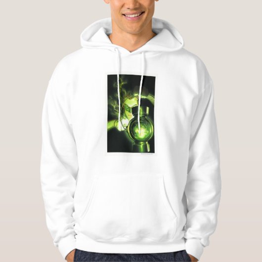 Halten der grünen Laterne Hoodie (Vorderseite)