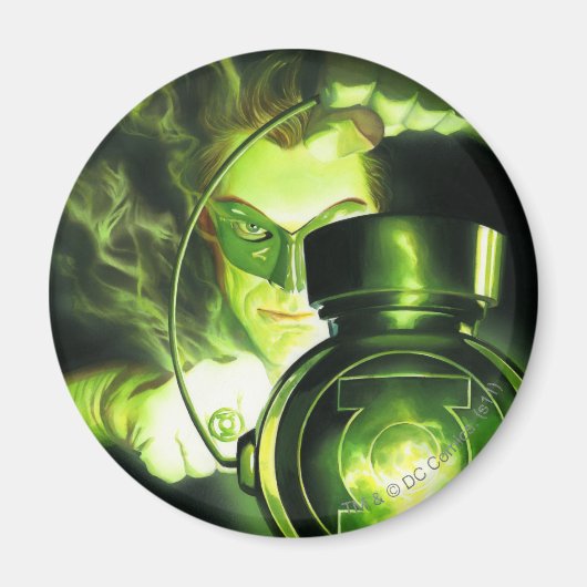 Halten der grünen Laterne Magnet (Vorne)