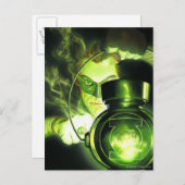 Halten der grünen Laterne Postkarte (Vorne/Hinten)