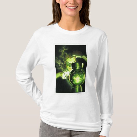 Halten der grünen Laterne T-Shirt (Vorderseite)