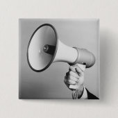 Halten der Hand Button (Vorderseite)