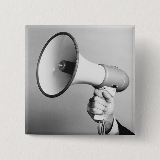 Halten der Hand Button (Vorderseite)