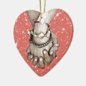 Halten der Hände Keramik Ornament (Links)