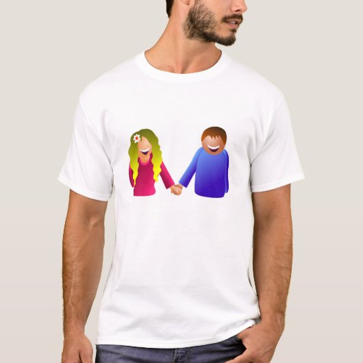 Halten der Hände T-Shirt (Vorderseite)