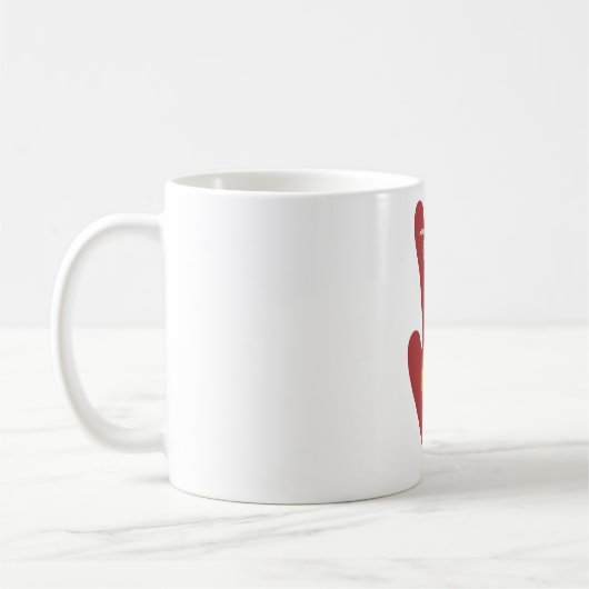 Halten einer Laterne Kaffeetasse (Links)