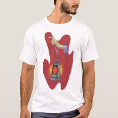 Halten einer Laterne T-Shirt (Vorderseite)
